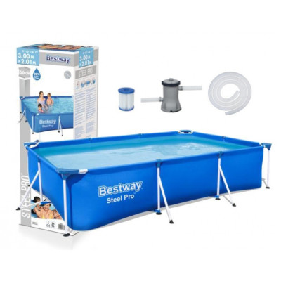 Bestway bazén Deluxe 3v1 - 300x201x66cm - 56411